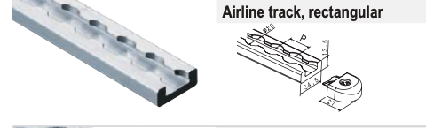 Tiedown Rails for Vans - L-track and accessories - all in 3 meter lengths