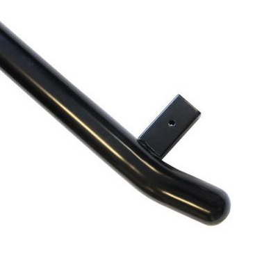 Caddy 5 SWB side bars in black chrome finish