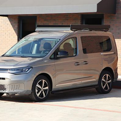 Caddy 5 Side steps - Black