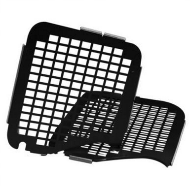 Fiat Ducato/Peugeot Boxer Rear Window Protection Screens - Black