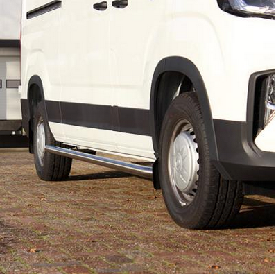 LDV Deliver 9 LWB Protective Side Bars - Chrome