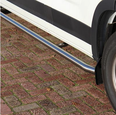 LDV Deliver 9 LWB Protective Side Bars - Chrome