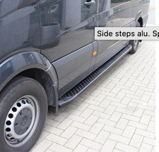 Vw crafter hot sale running boards
