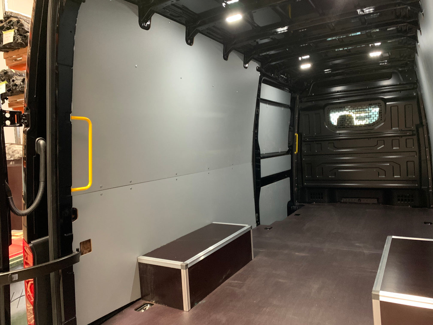 VW crafter lwb wall panels flooring floors