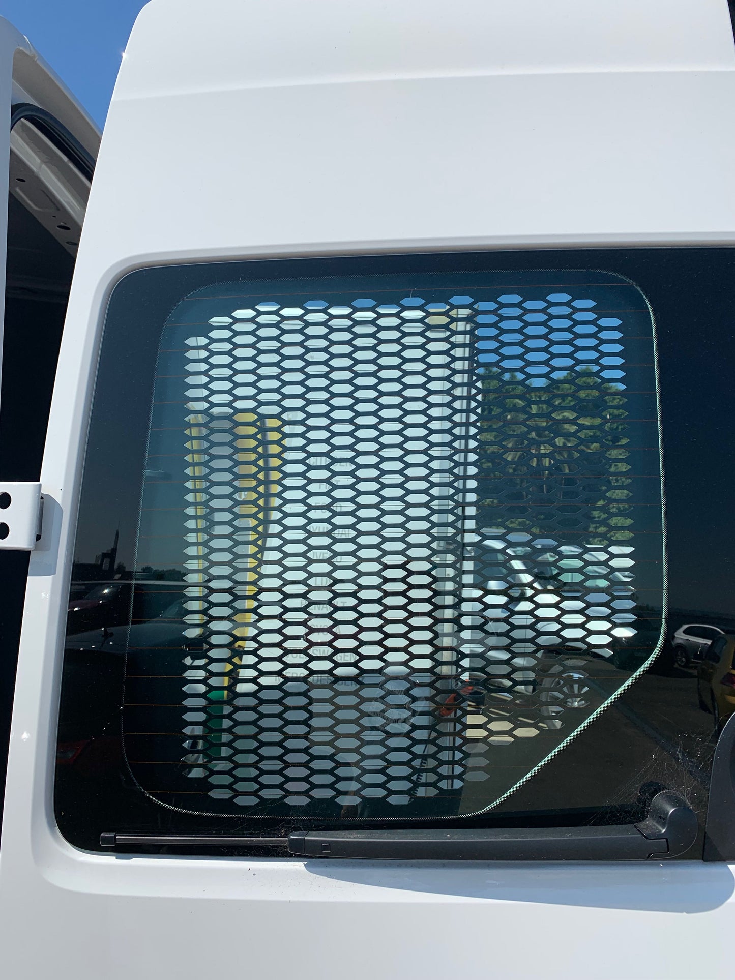 crafter rear door window guards grills