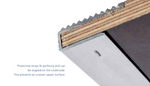 Aluminium Edge protection strip option