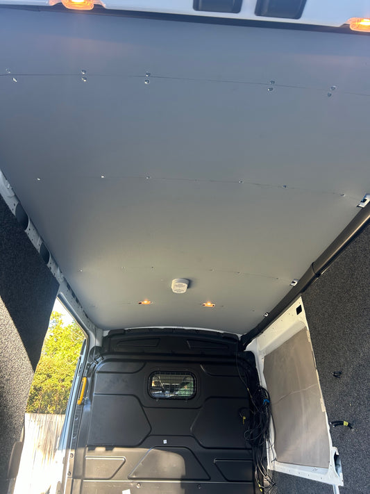 Transit roof lining