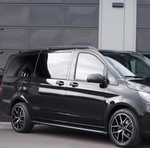 Peugeot Boxer Side Bars - black