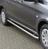 Caddy 5 SWB side bars in chrome finish