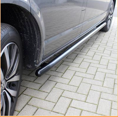 Volkswagen Caddy van side bars in black chrome swb and maxi