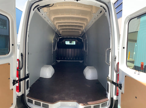 Renault Master RWD ELWB and LWB floor with Dual rear wheels Floor and wall panels