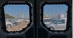 renault master rear door window grills window protecion metal powder coated with anti vibration pads